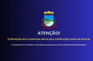 MUNICÍPIO ALERTA PARA NOTIFICAÇÕES FALSAS DE ALVARÁS