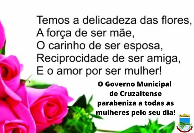 DIA INTERNACIONAL DA MULHER!